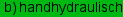 handhydraulisch